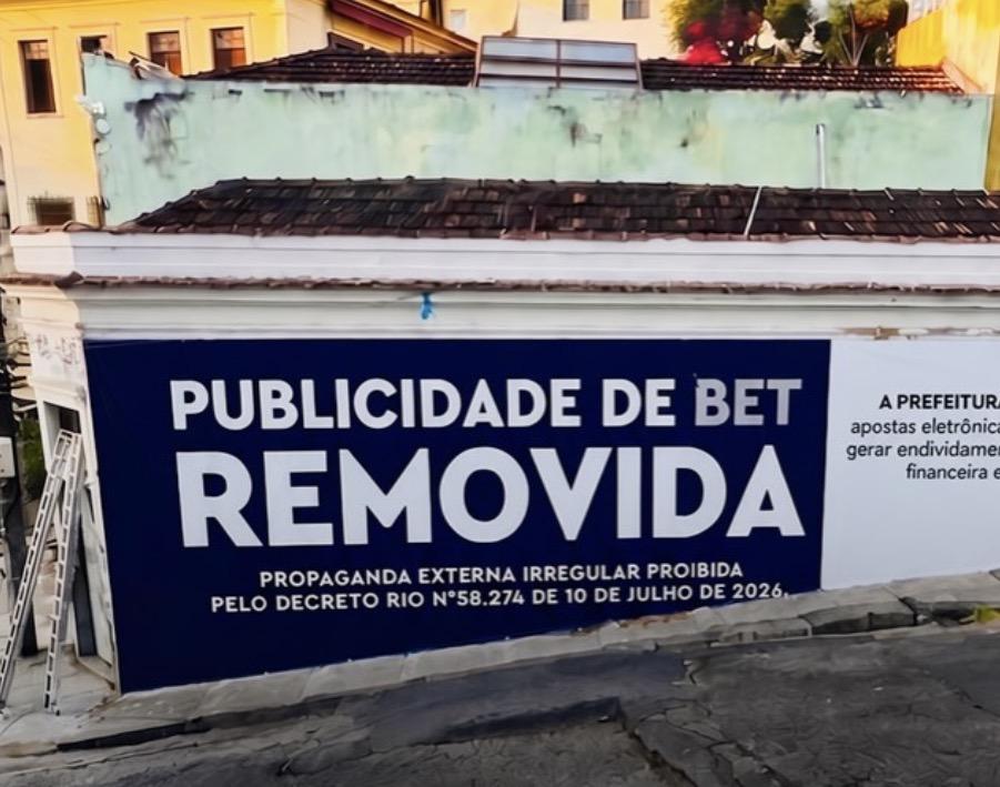 Rio de Janeiro é a primeira metrópole do Brasil a proibir publicidade de apostas em espaços públicos