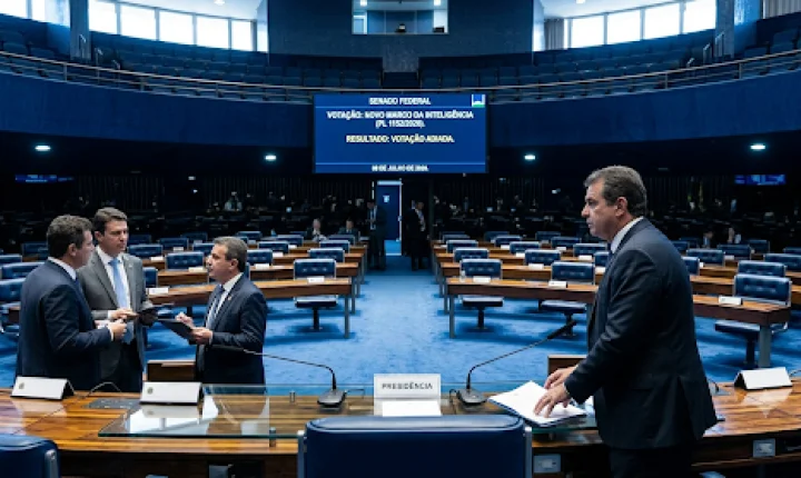 Senado adia votação do novo marco da inteligência após pedido do governo
